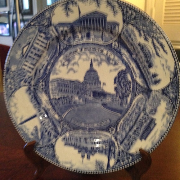 Washington DC Commemortive Wall Decor Plate - Picture 1 of 2